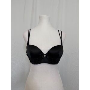 Victoria's Secret 34C Very Sexy Bra Balconet Black